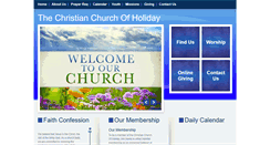 Desktop Screenshot of christianchurchofholiday.com